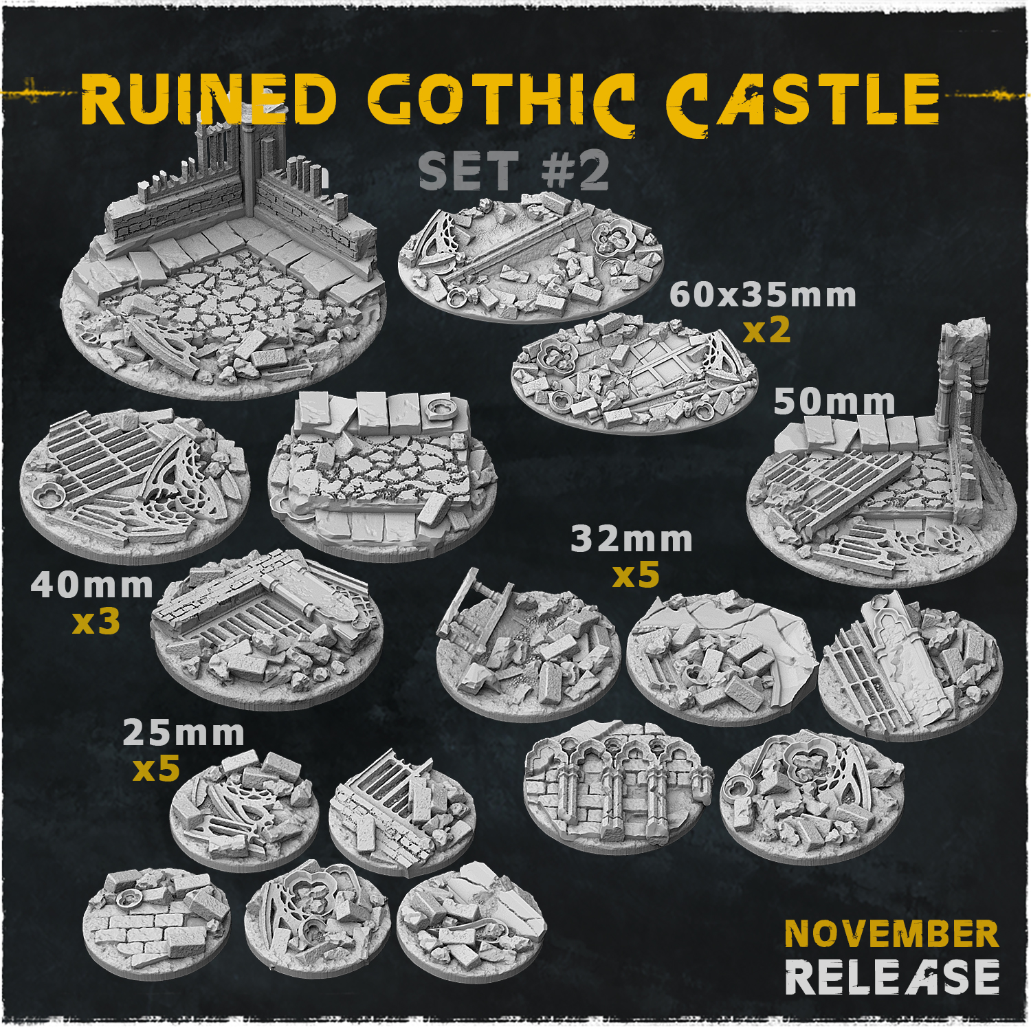 Ruined Gothic Castle Bases - image 2